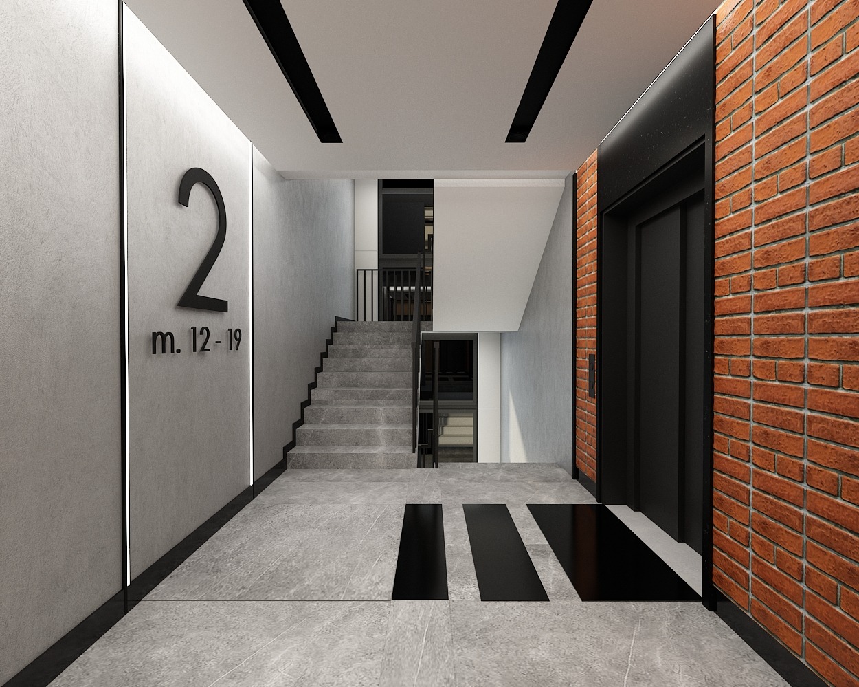 Oznakowanie pięter apartamentów