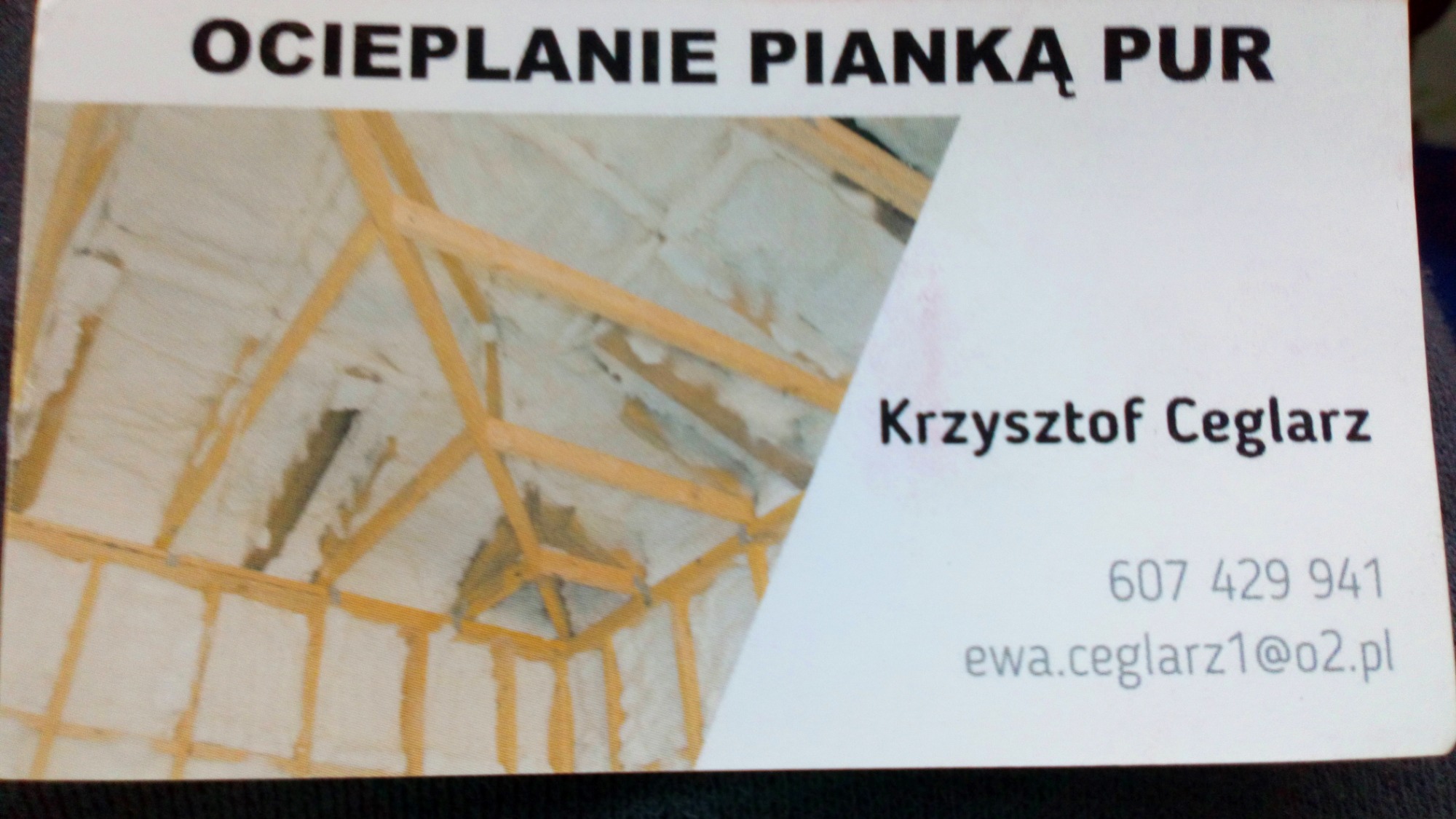 Ocieplenie pianka pur