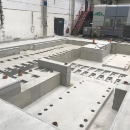 Fundament pod maszynę