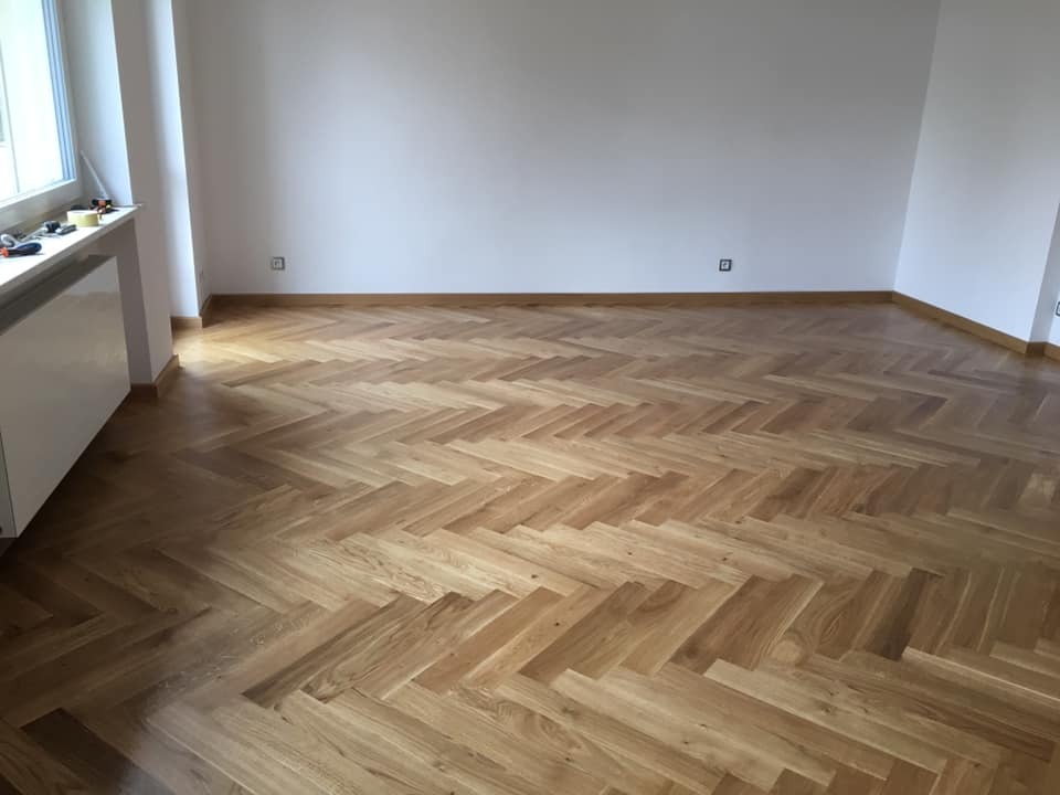 Jodełka prosta dąb rustical