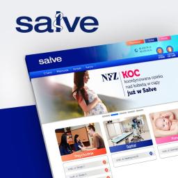 Projekt, wykonanie i wdrożenie serwisów internetowych dla placówek medycznych Salve