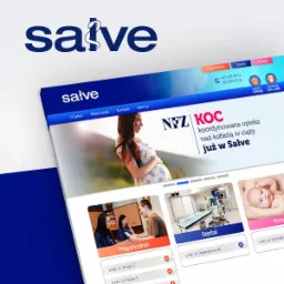 Projekt, wykonanie i wdrożenie serwisów internetowych dla placówek medycznych Salve