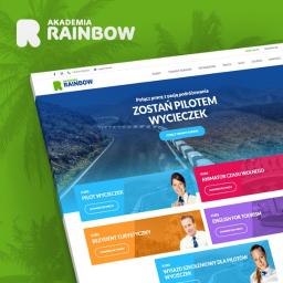 Projekt, wykonanie i wdrożenie serwisu internetowego dla Akademii Rainbow