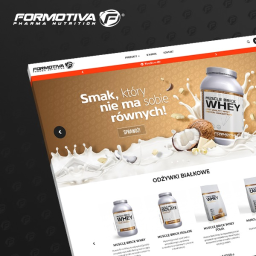 Projekt, wykonanie i wdrożenie sklepu internetowego dla marki Formotiva
