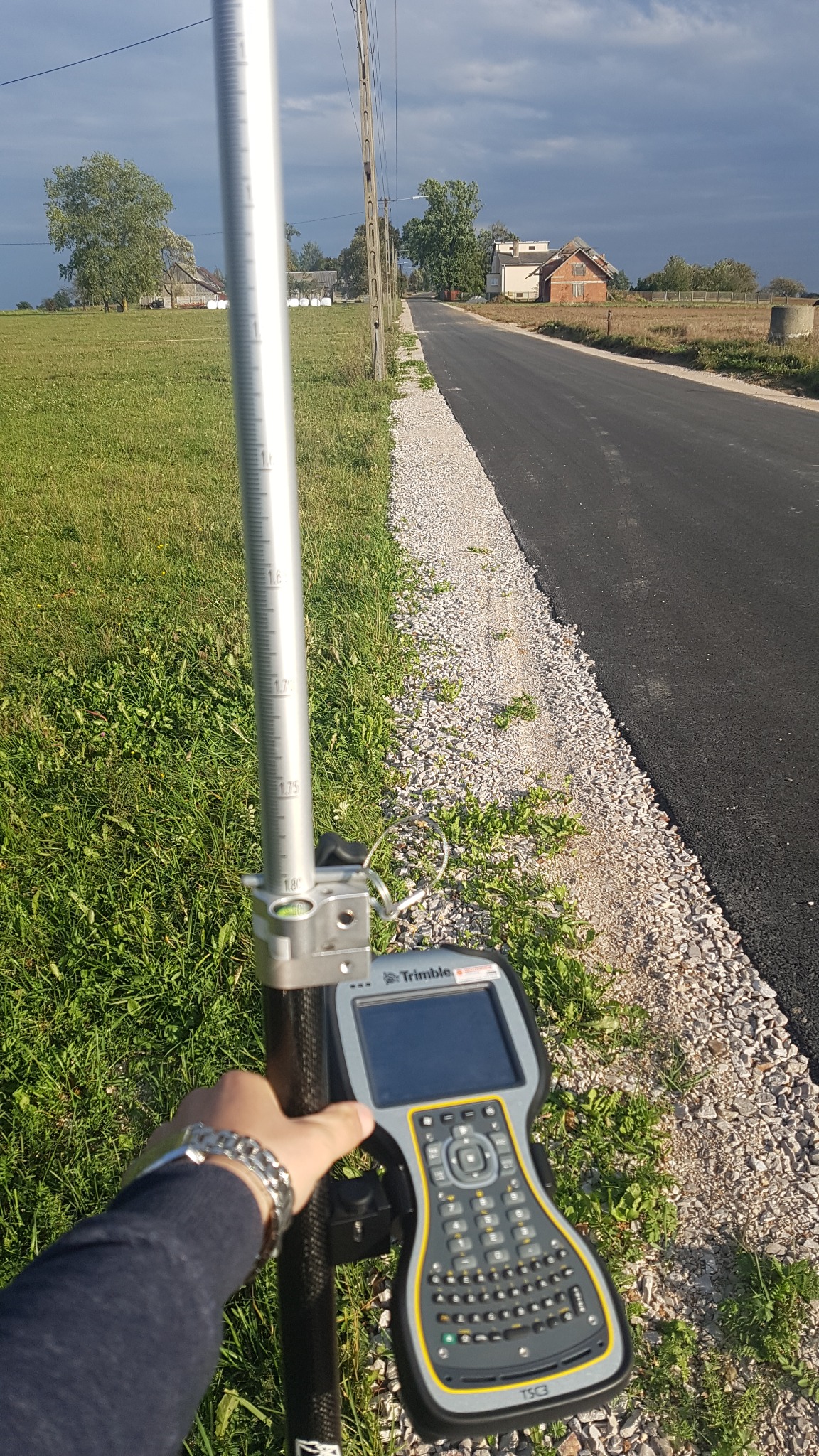 pomiar inwentaryzacyjny budowy drogi gminnej