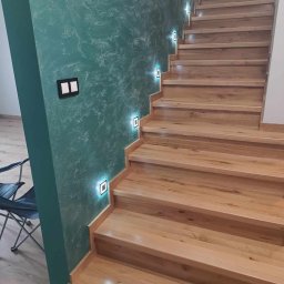 Schody drewniane Międzybrodzie Bialskie 1