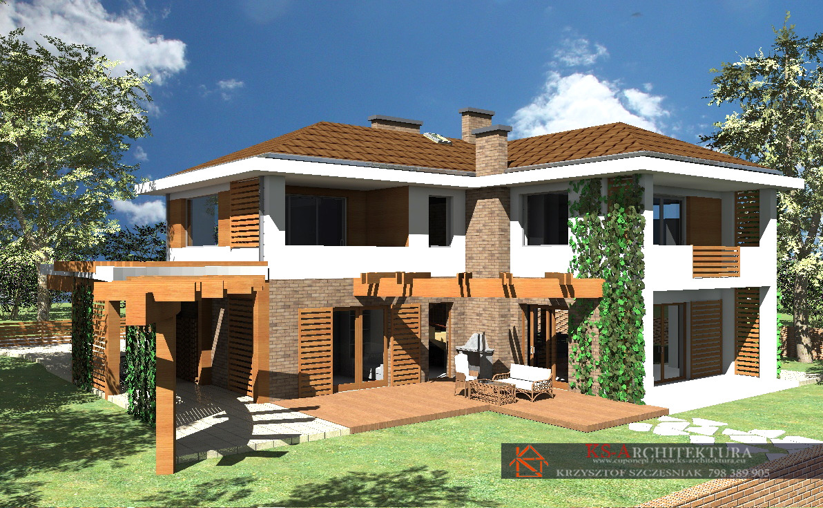 Projekt domu Ogrodzieniec. Inwestycja na trudnej działce.