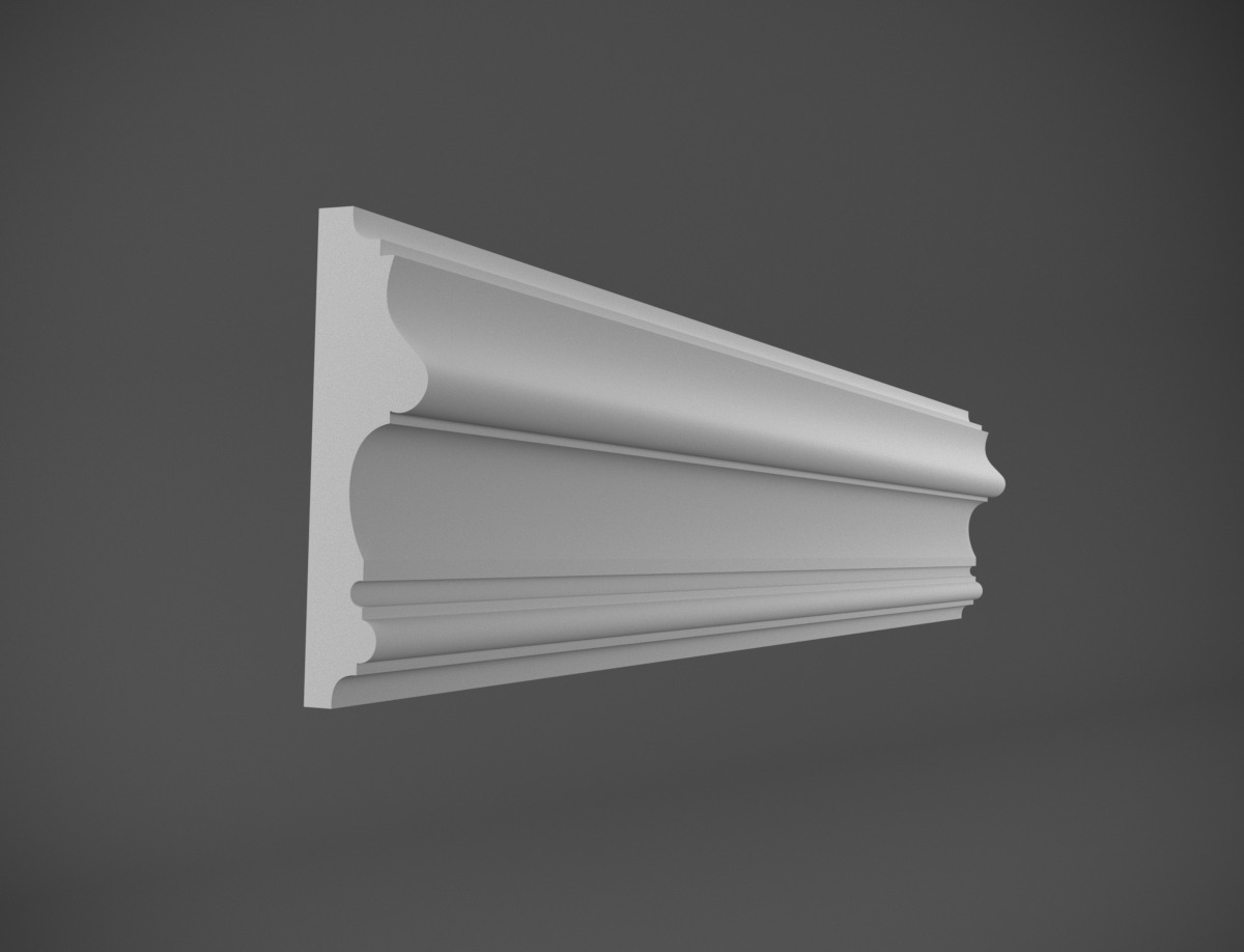 Przykład elewacyjnej opaski wokół okiennej