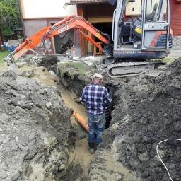 Przyłącze wod kan Żywiec 4