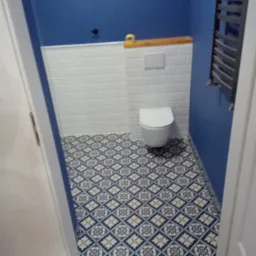 Łazienka w stanie deweloperskim