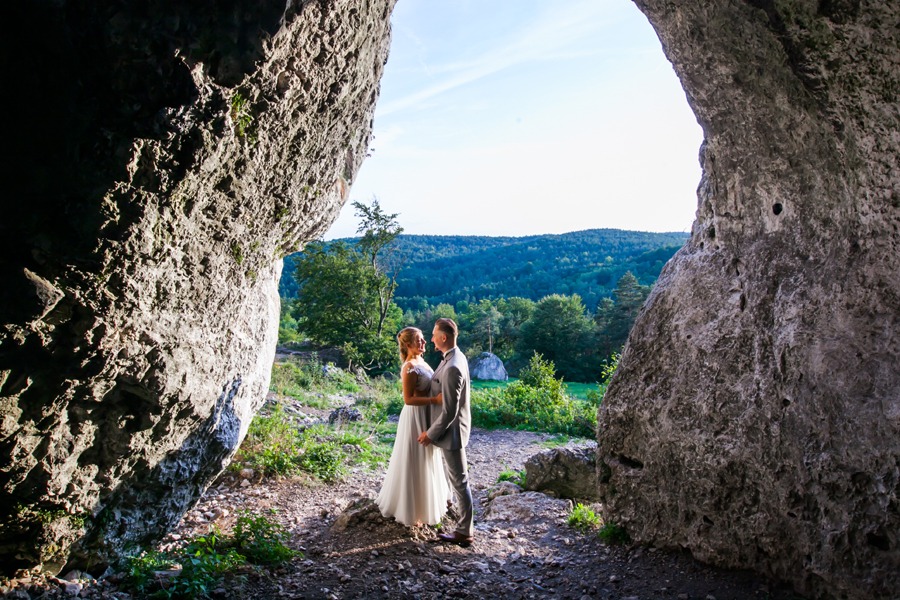 plener ślubny na jurze krakowsko-częstochowskiej