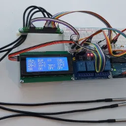Prototyp sterownika do pieca CO sterowany mikrokontrolerem
