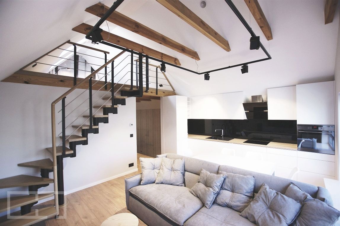 Realizacja projektu wnętrz z antresolą