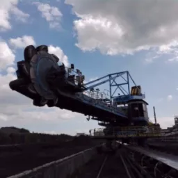 Montaż ładoworko-zwałowarki.