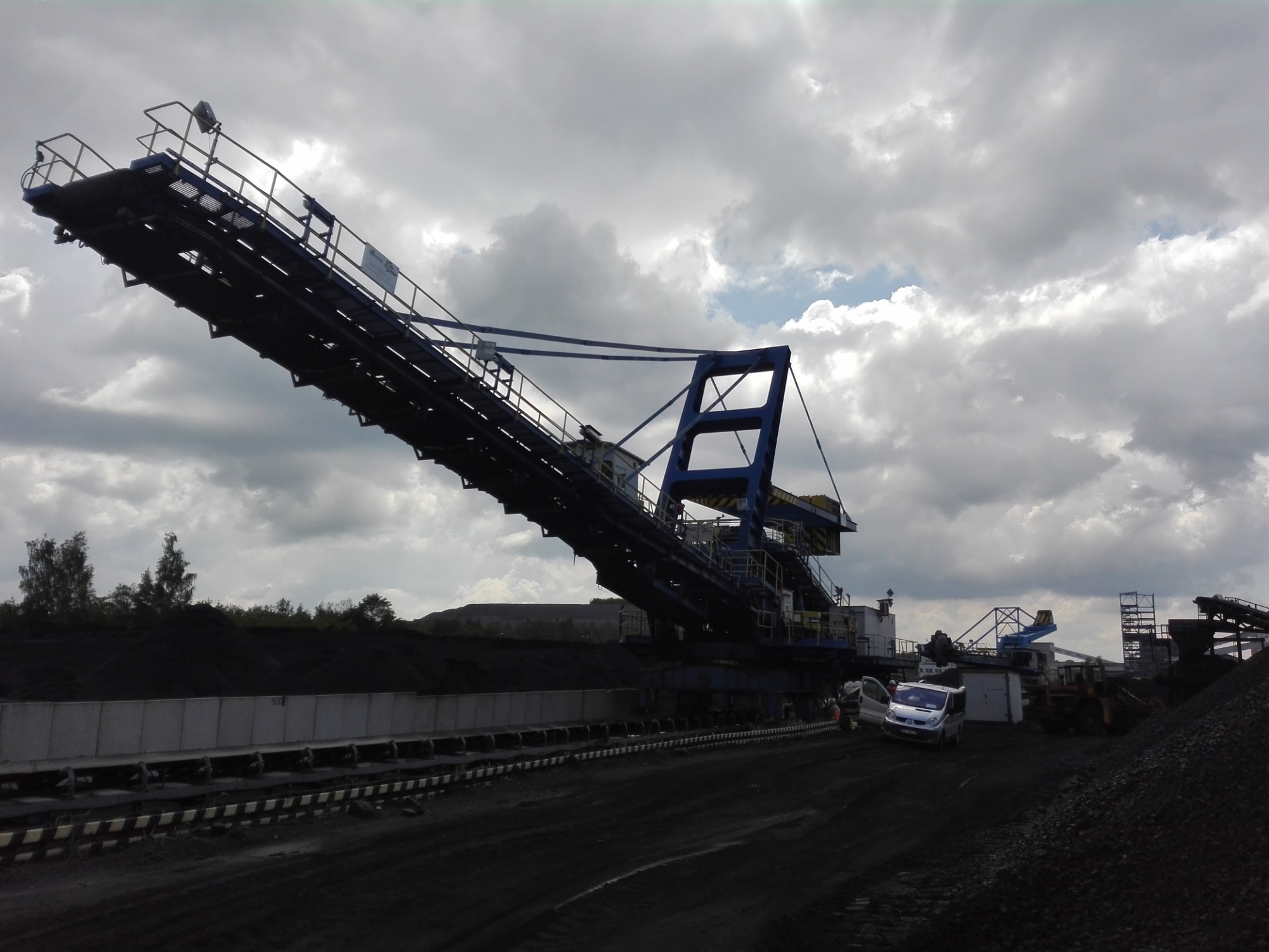 Montaż zwałowarki.