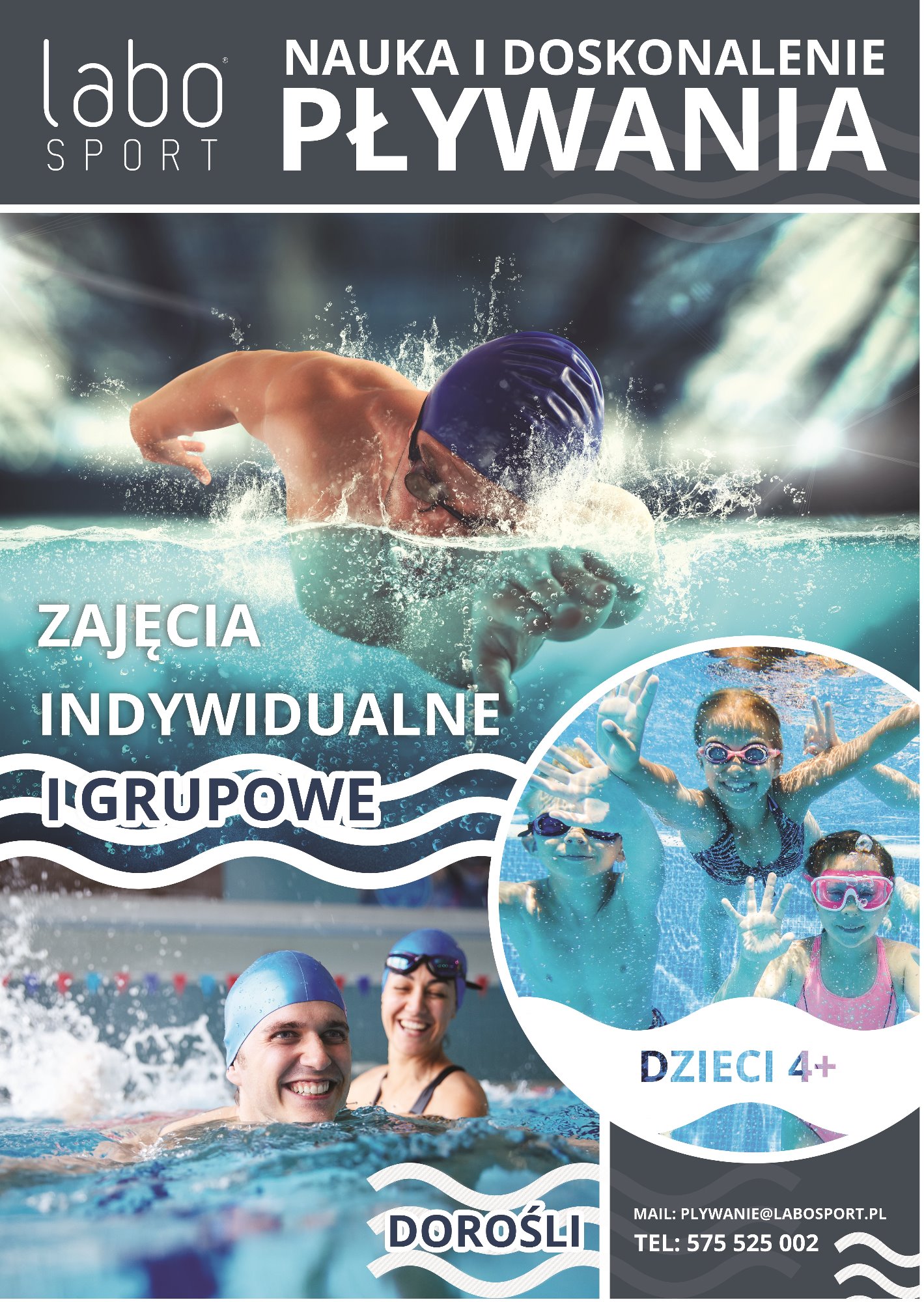 Zajęcia prowadzi Piotr Grzegórzek - trener pływania i triathlonu. Multimedalistka Mistrzostw Polski w triathlonie.