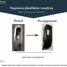 Renowacja plastików wnętrza