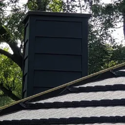 Dekoracyjne okucia kominów blachą