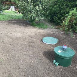 oczyszczalnia biologiczna w ogrodzie 