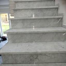 Schody marmurowe Bianco Carrara - www.graniton.pl - kompleksowe realizacje z kamienia