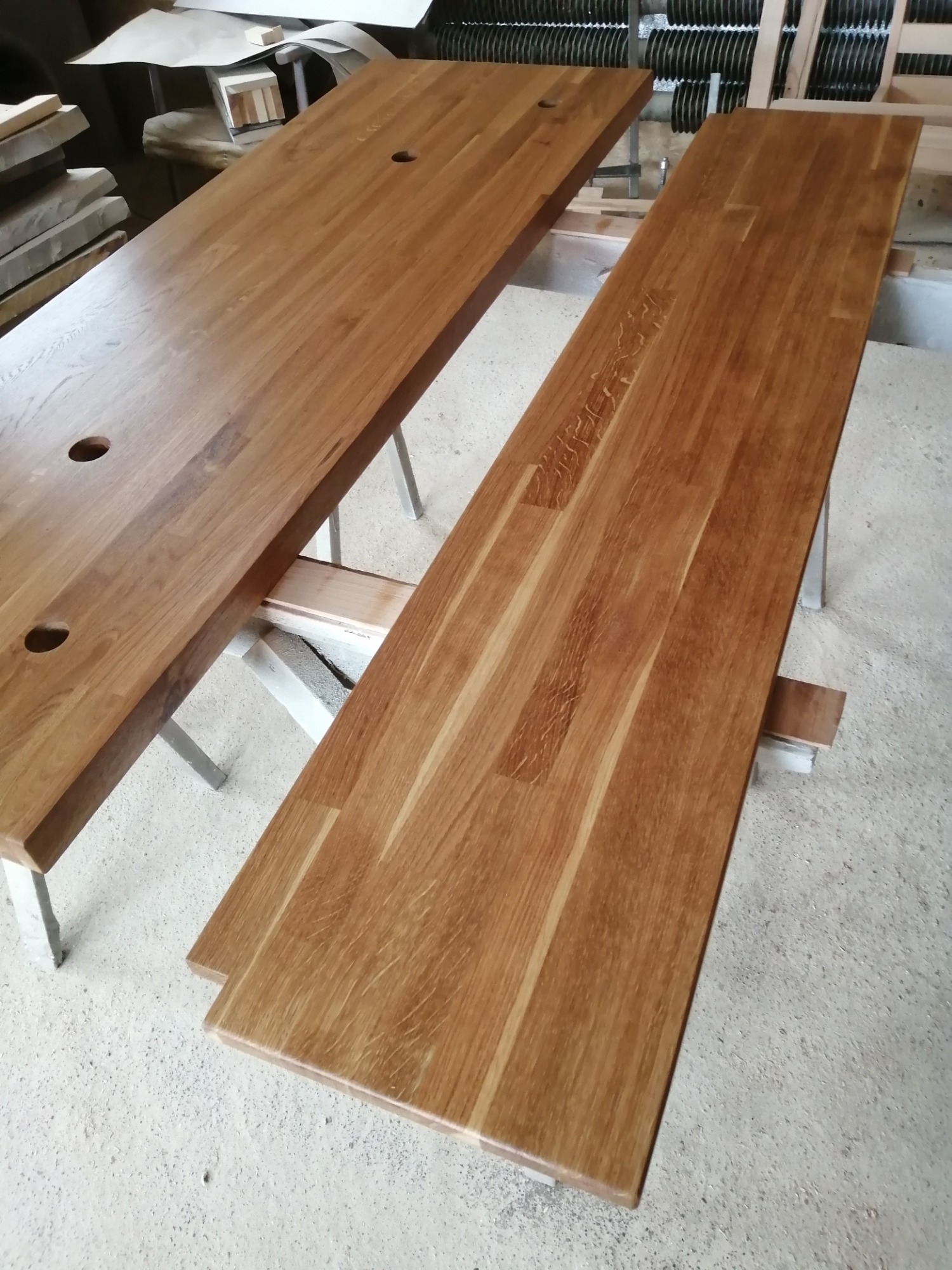 Blaty dębowe łazienkowe