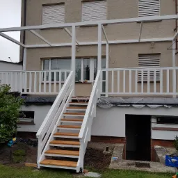 Pergola + schody Malta