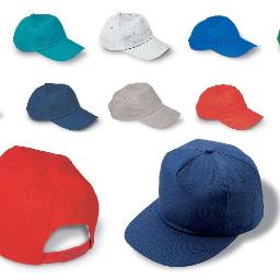 5-panelowa czapka bejsbolówka z bawełny twill z regulowanym zapięciem na plastikowy zatrzask. 2 metalowe wywietrzniki w dopasowanym kolorze. Rozmiar: 7 1/4.