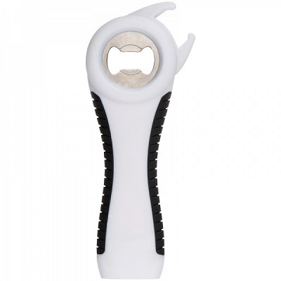 Otwieracz umożliwiający otwieranie butelek, puszek i słoików. Rozmiar: 5,5 x 2,7 x 14,5 cm