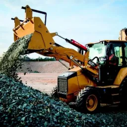 Budowa drogi z kruszywa