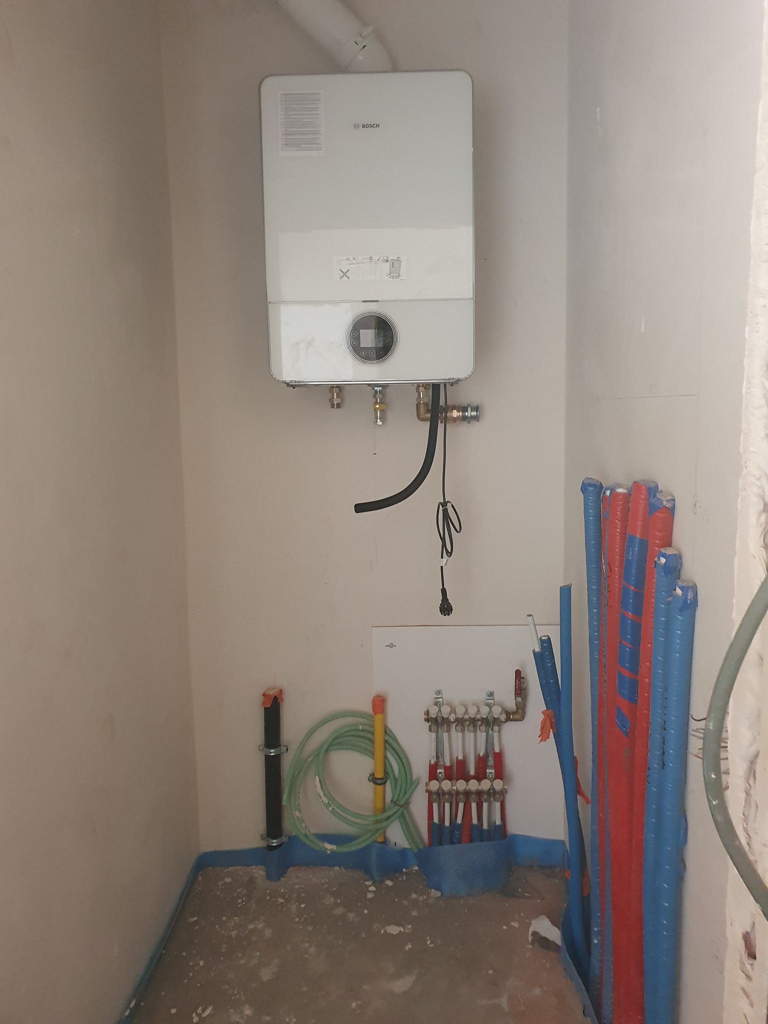 Mała kotłownia gazowa. (przed wykonaniem)