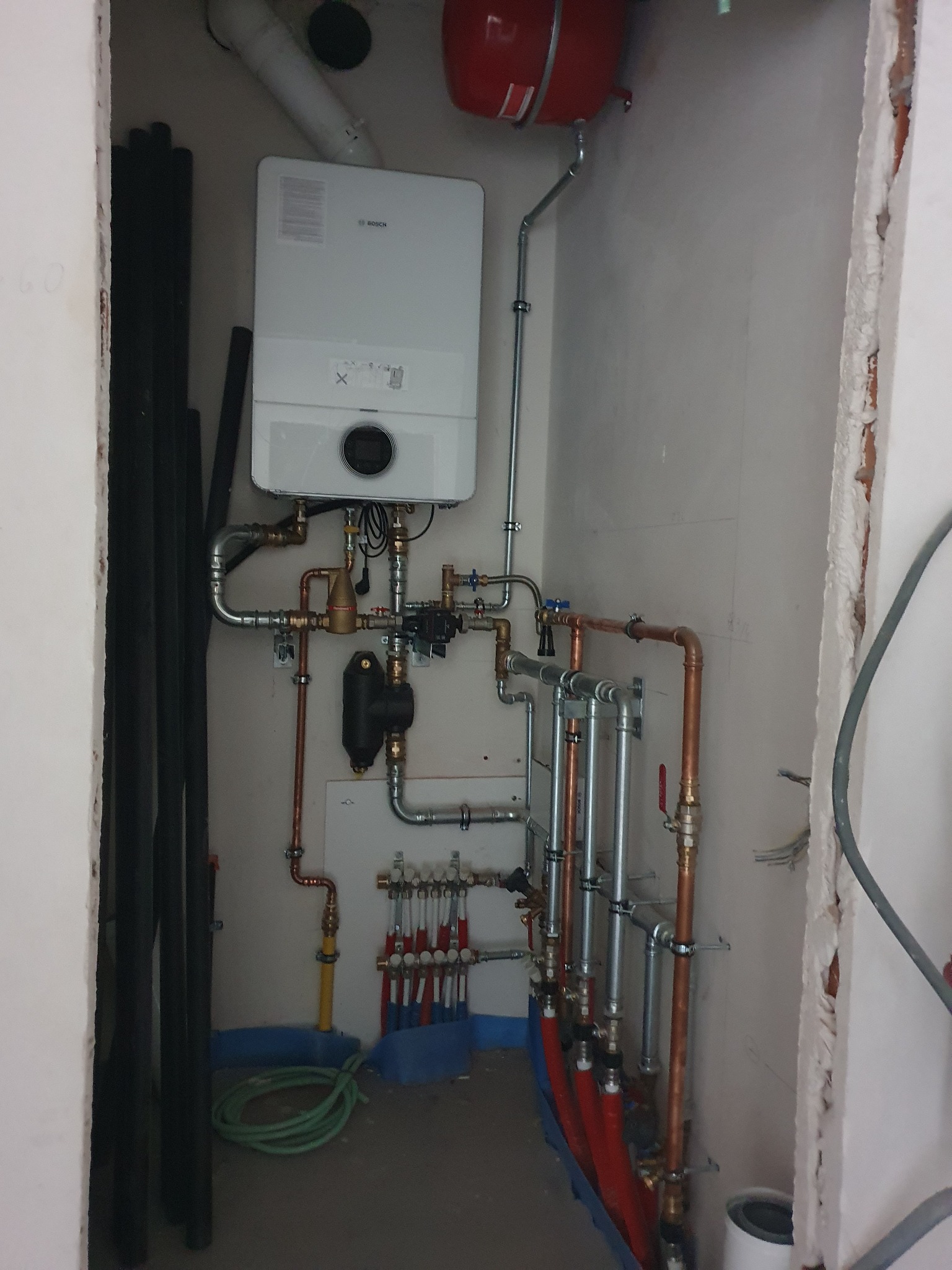 Mała kotłownia gazowa. (po wykonaniu)