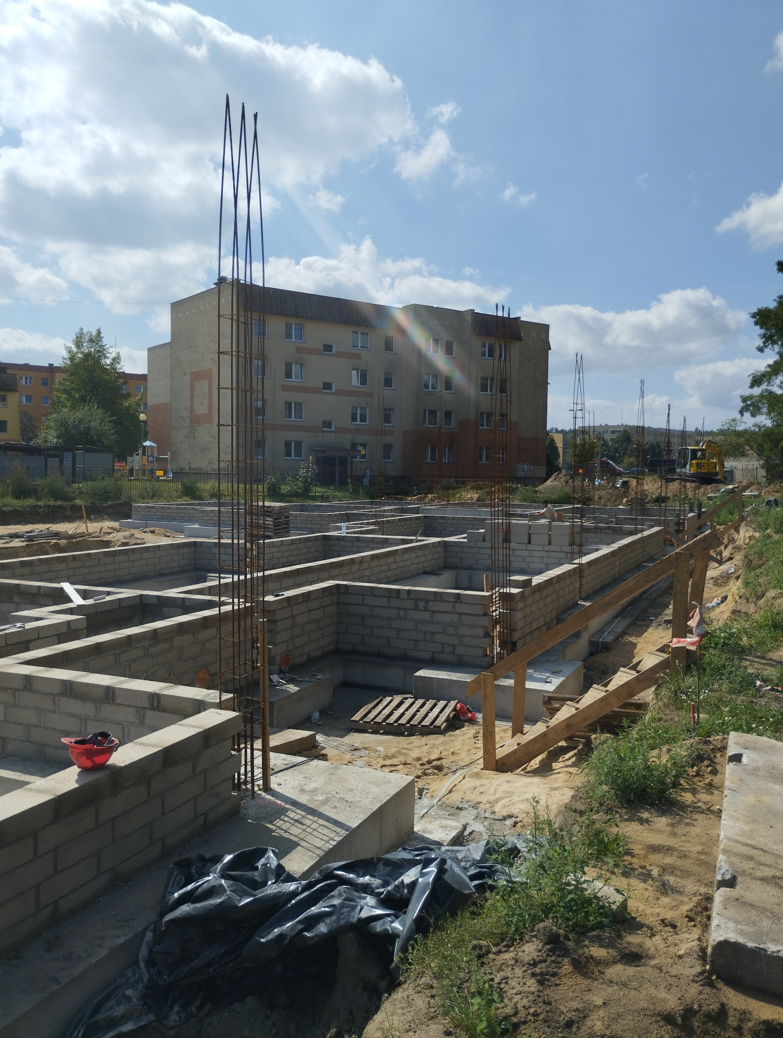 Budowa w Policach zdjęcie z dnia 03.09.2024