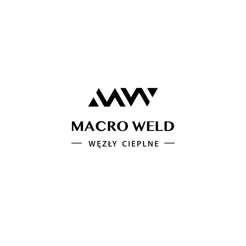 Logo firmy Macro Weld z hasłem 'Węzły Cieplne'.