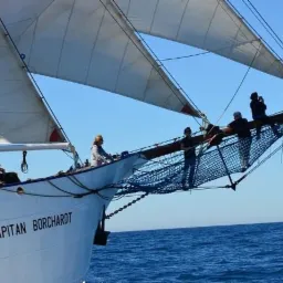 Rejs morski młodzieży na s t s Kapitan Borchardt.