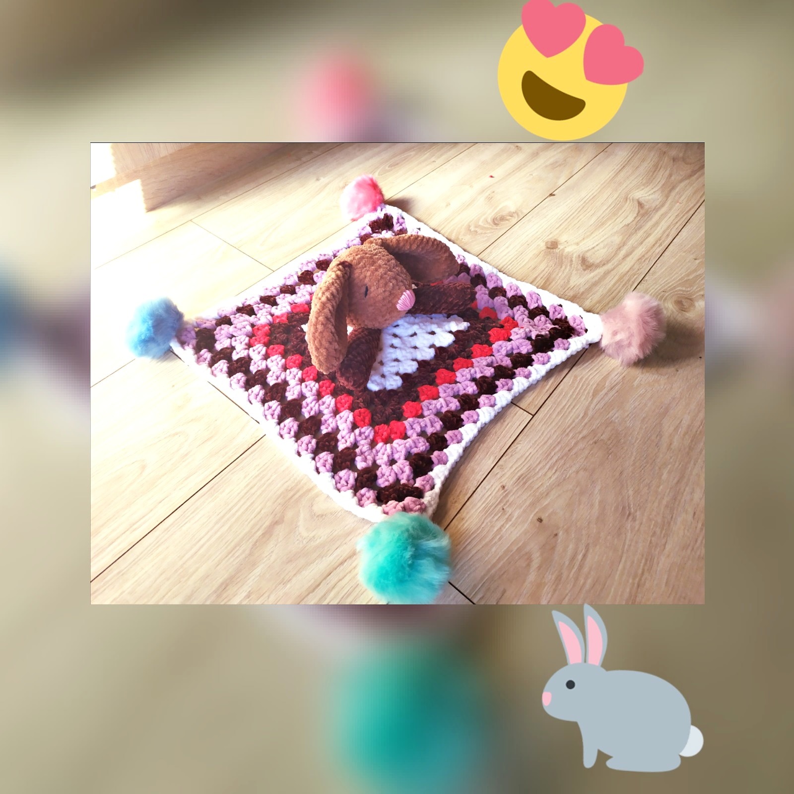 Kocyk-zabawka dla niemowlaka