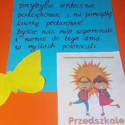 Podziękowania z przedszkola nr 29 w Chorzowie
