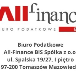 Biuro Podatkowe All-Finance Bis Sp. z o.o. - Rozliczanie Podatku Tomaszów Mazowiecki