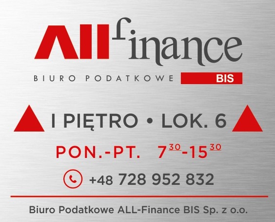 Biuro znajduje się pod adresem: 97-200 Tomaszów Mazowiecki, ul. Spalska 19/27 lok. 6