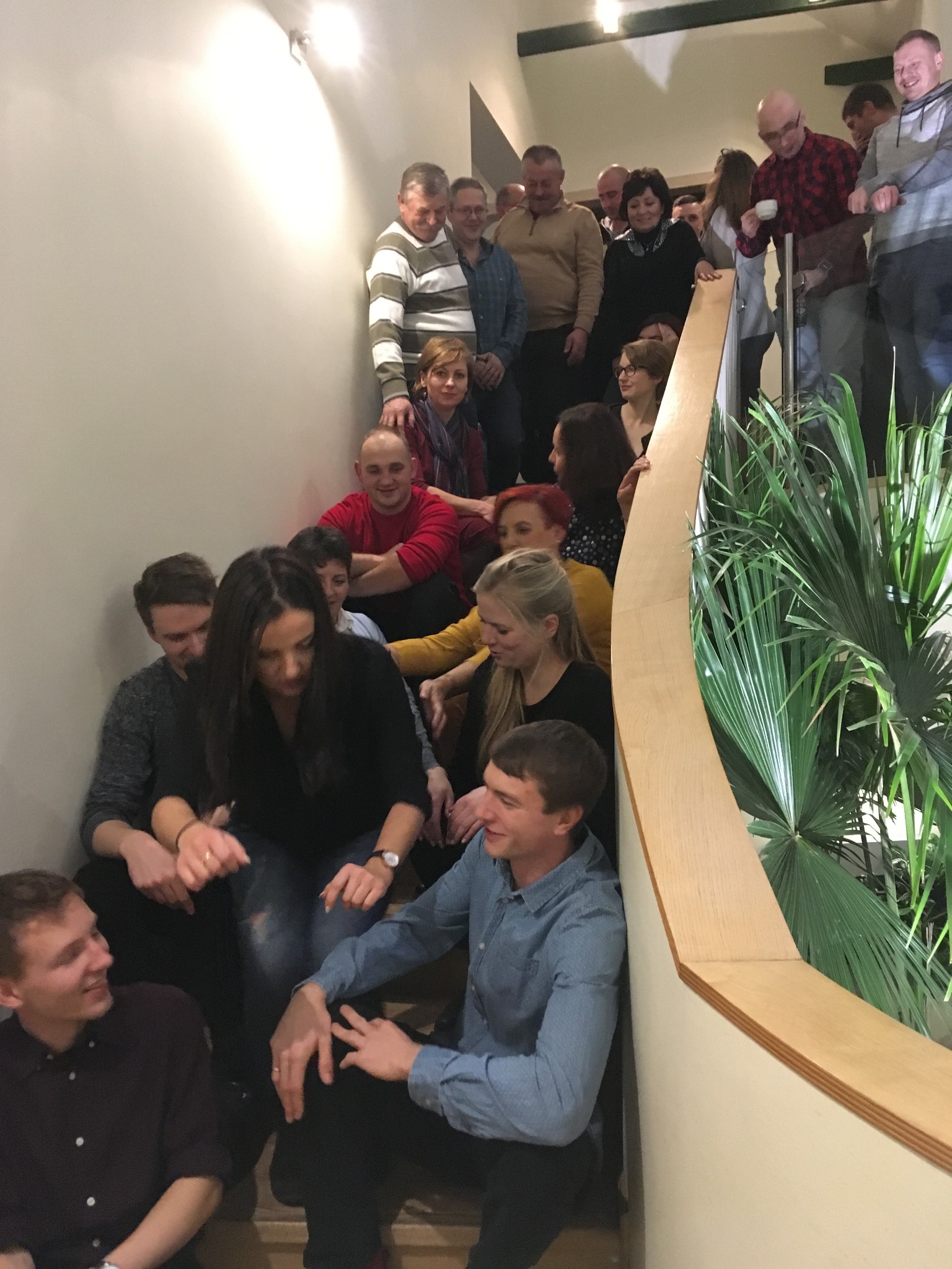 Wigilia w zespole Hadart, Warszawa, 2017 rok.