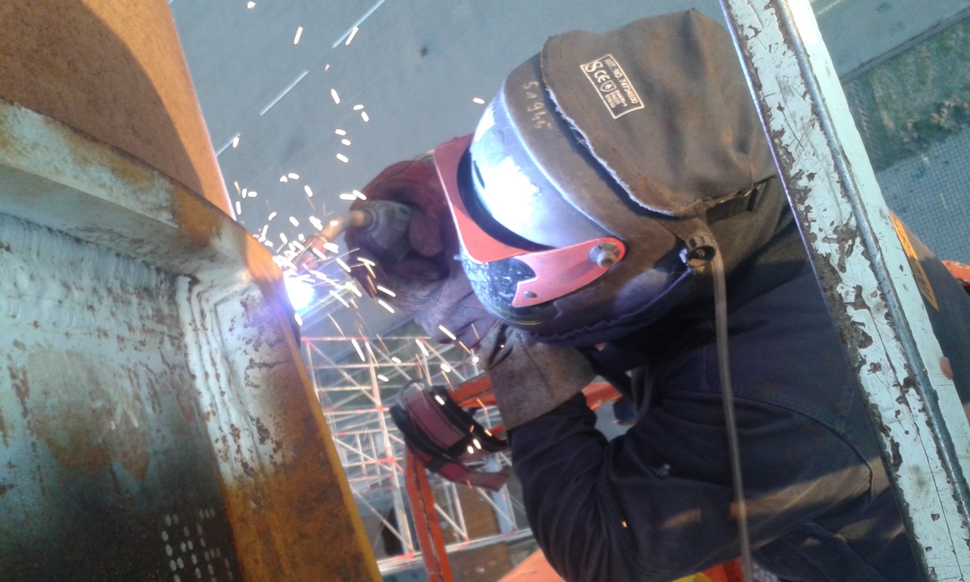 Spawanie fundamentu farmy wiatrowej