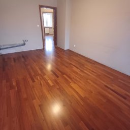 PIOSTER-BUD Piotr Stępniewski - Renowacja podłogi drewno Jatoba