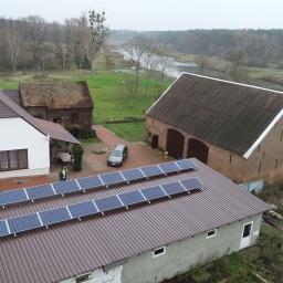 Fotowoltaika w Kiszewie, woj. Wielkopolskie.