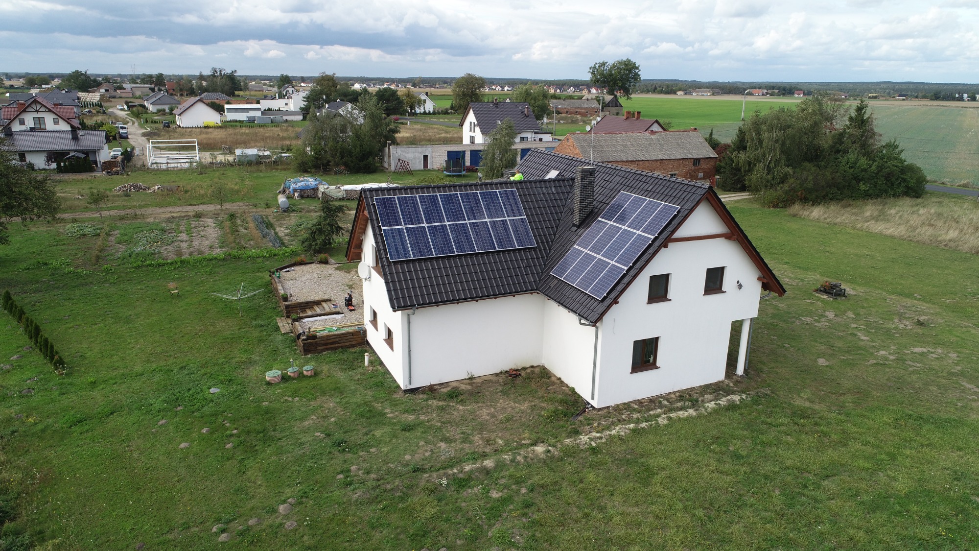 Przykład naszej realizacji fotowoltaiki dla domu.