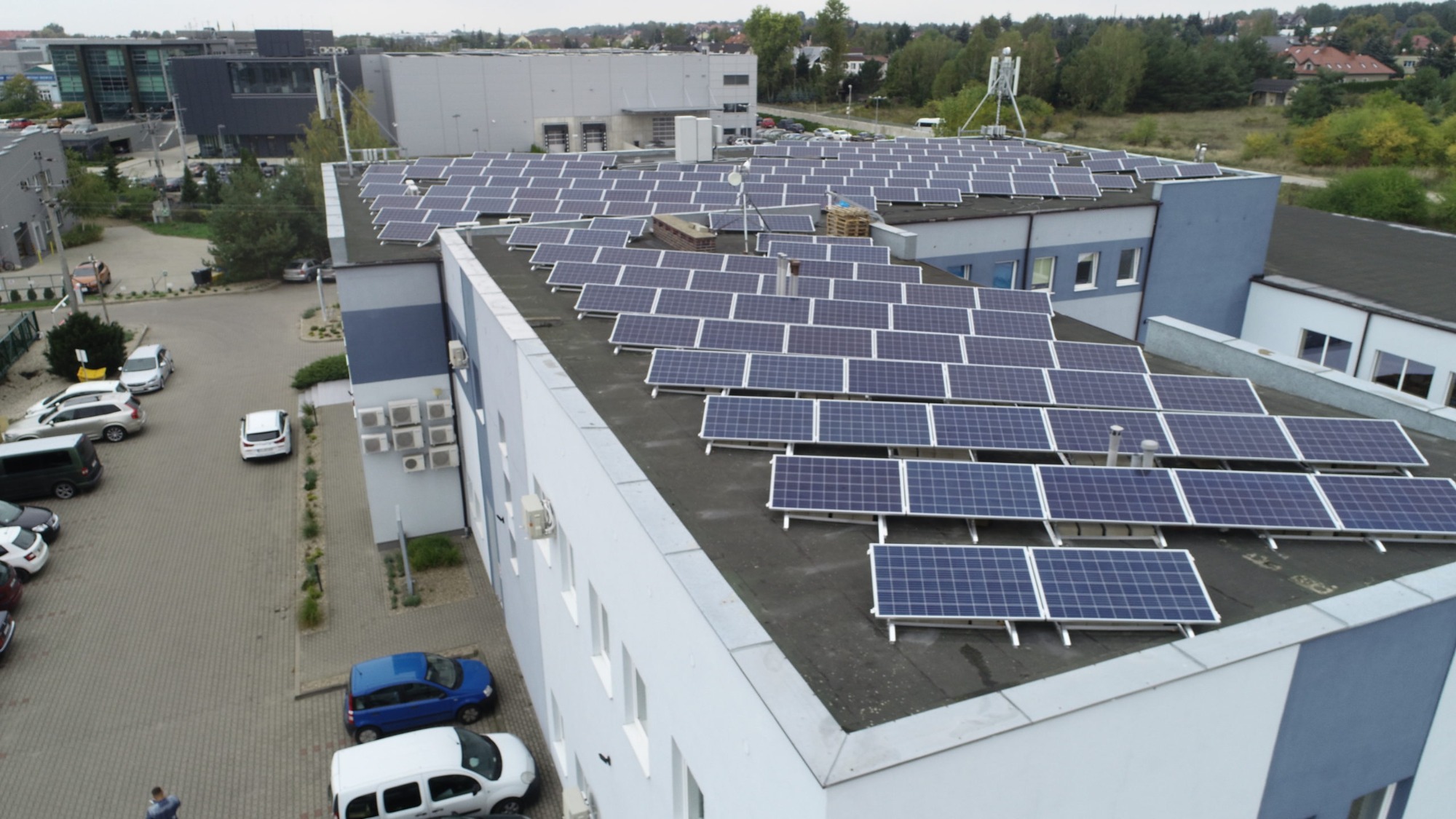 Fotowoltaika dla firmy w Suchym Lesie k. Poznania.