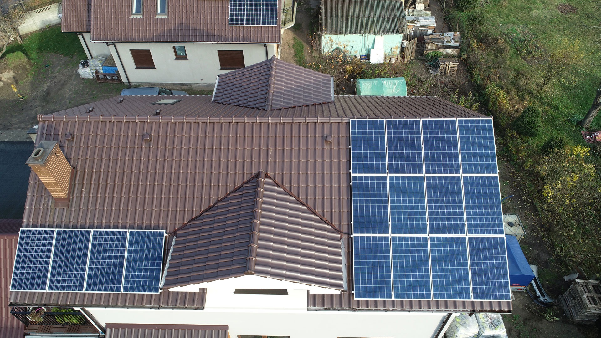 Instalacja fotowoltaiczna w Suchym Lesie k. Poznania.