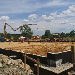 Fundamenty pod halę