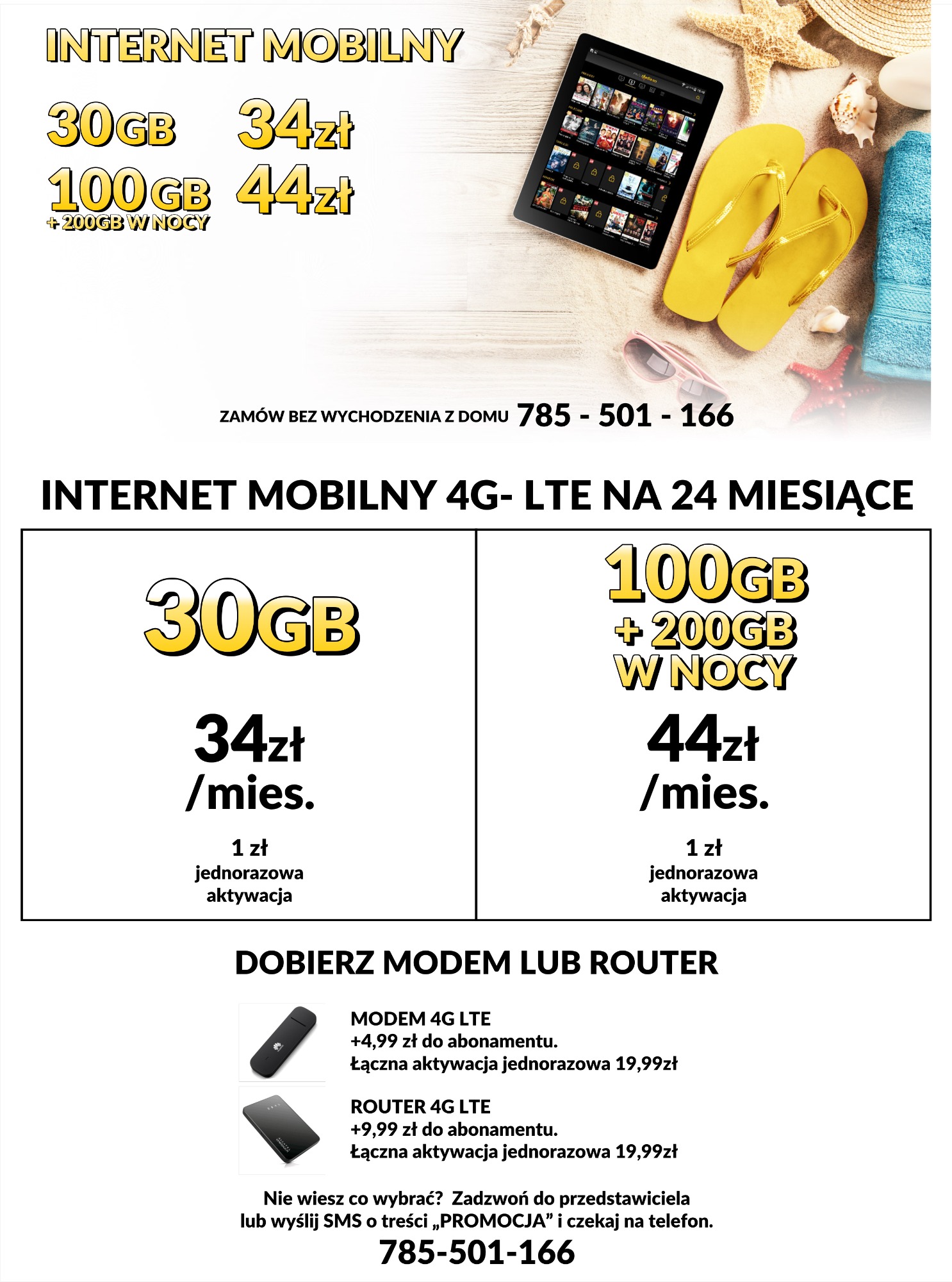 Internet Mobilny od 34 zł