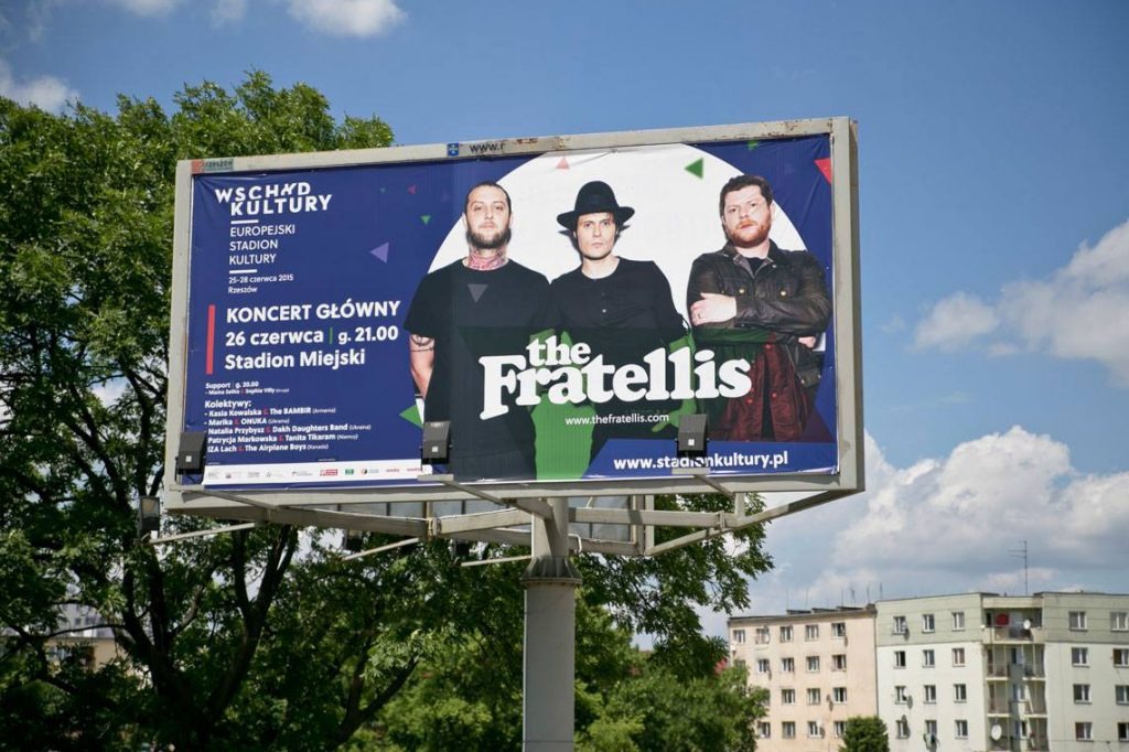 Wschód Kultury - projekt billboardu - The Fratellis