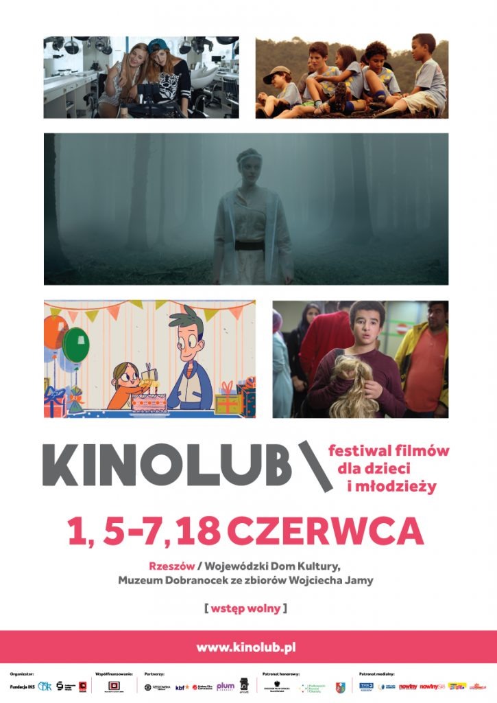 Kinolub - projekt plakatu - festiwal filmowy