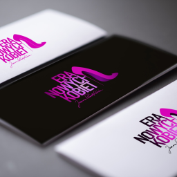 Projekt logo i pełnej identyfikacji wizualnej dla Era Nowych Kobiet Joanna Przetakiewicz
